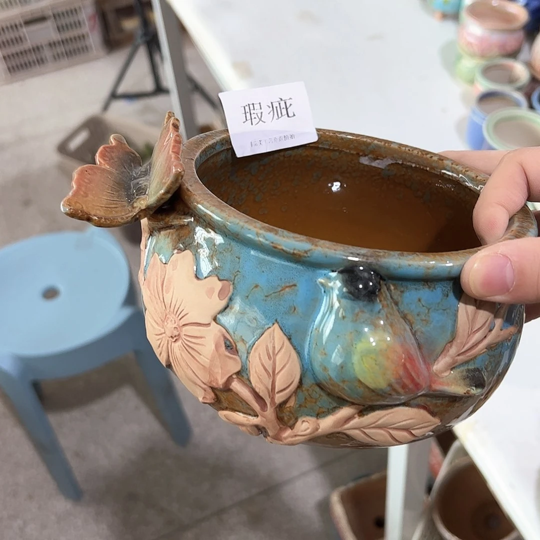 陶瓷多肉小花盆@@506