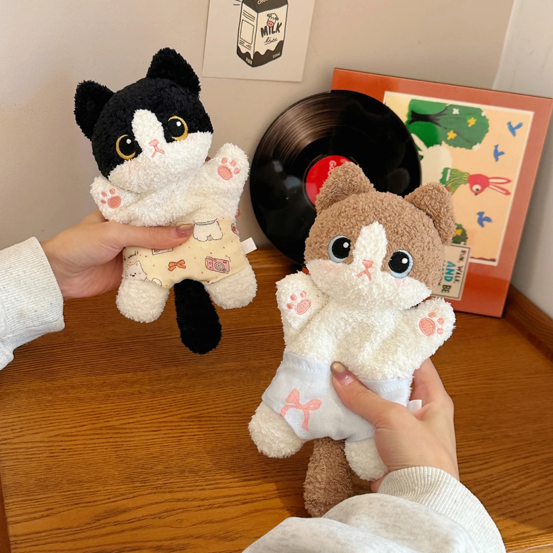 可爱猫咪豆袋玩偶挂件安抚公仔娃娃解压捏捏毛绒玩具生日礼物女生