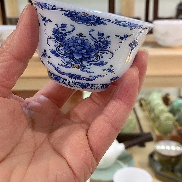 冰种羊脂白玉主人杯