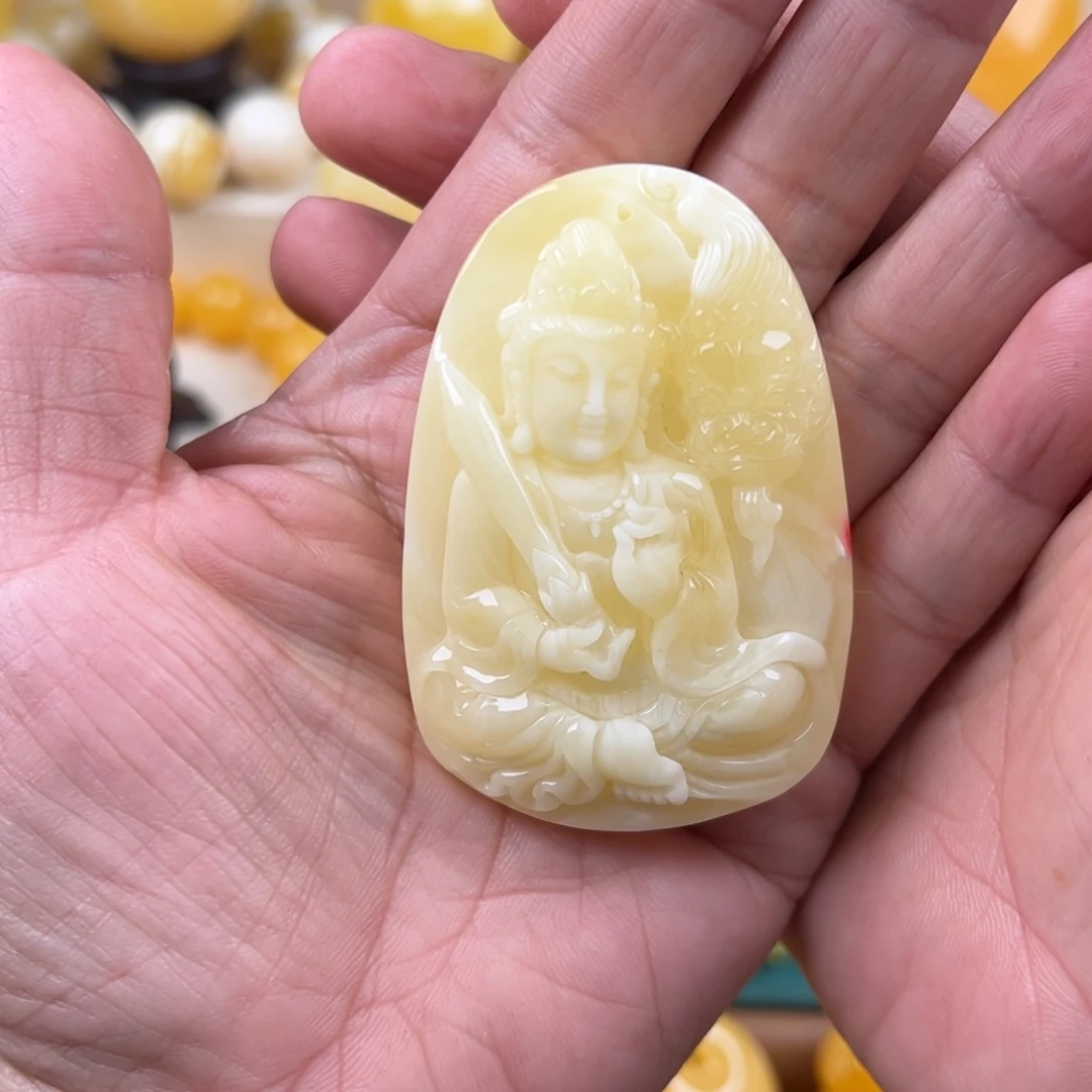 蜜蜡未镶嵌颈饰纯天然琥珀蜜蜡无优化