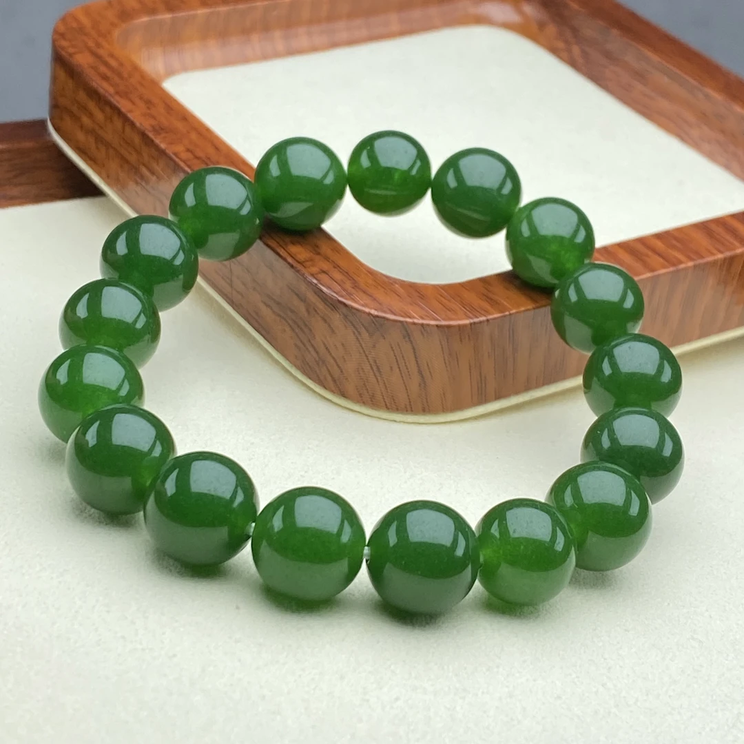 12mm菠菜绿手链多样性发一件BY-3号