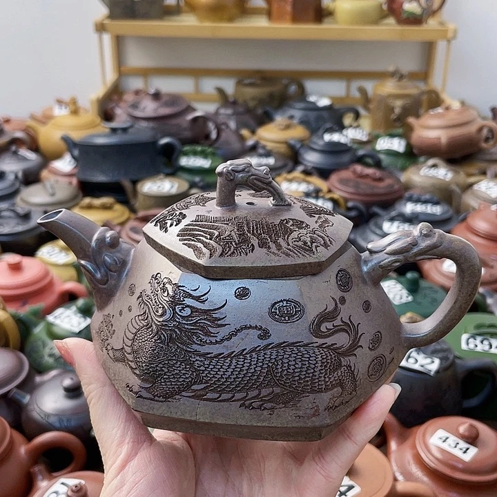 茶壶紫砂紫砂微瑕