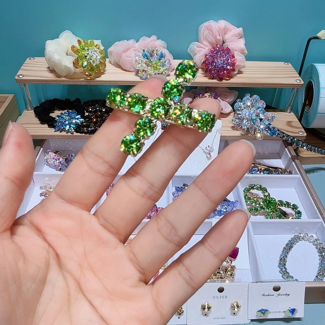 布艺铁合金发夹固定