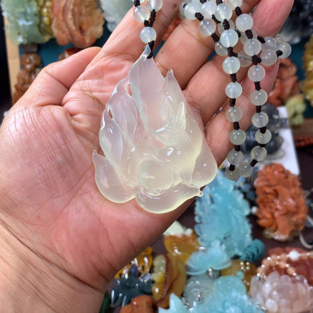 蛇纹石玉未镶嵌挂坠