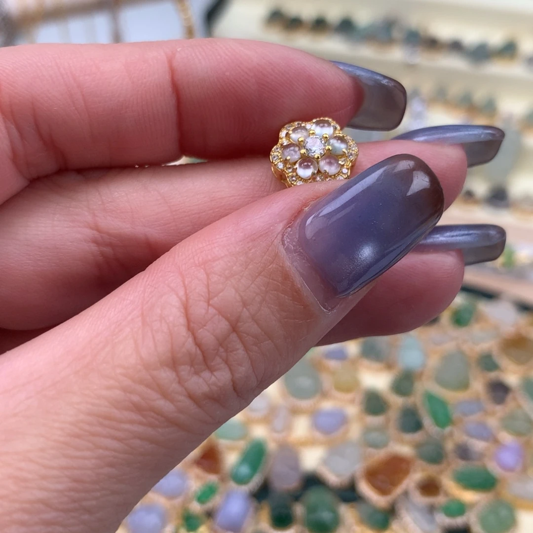 翡翠银S925镶嵌颈饰