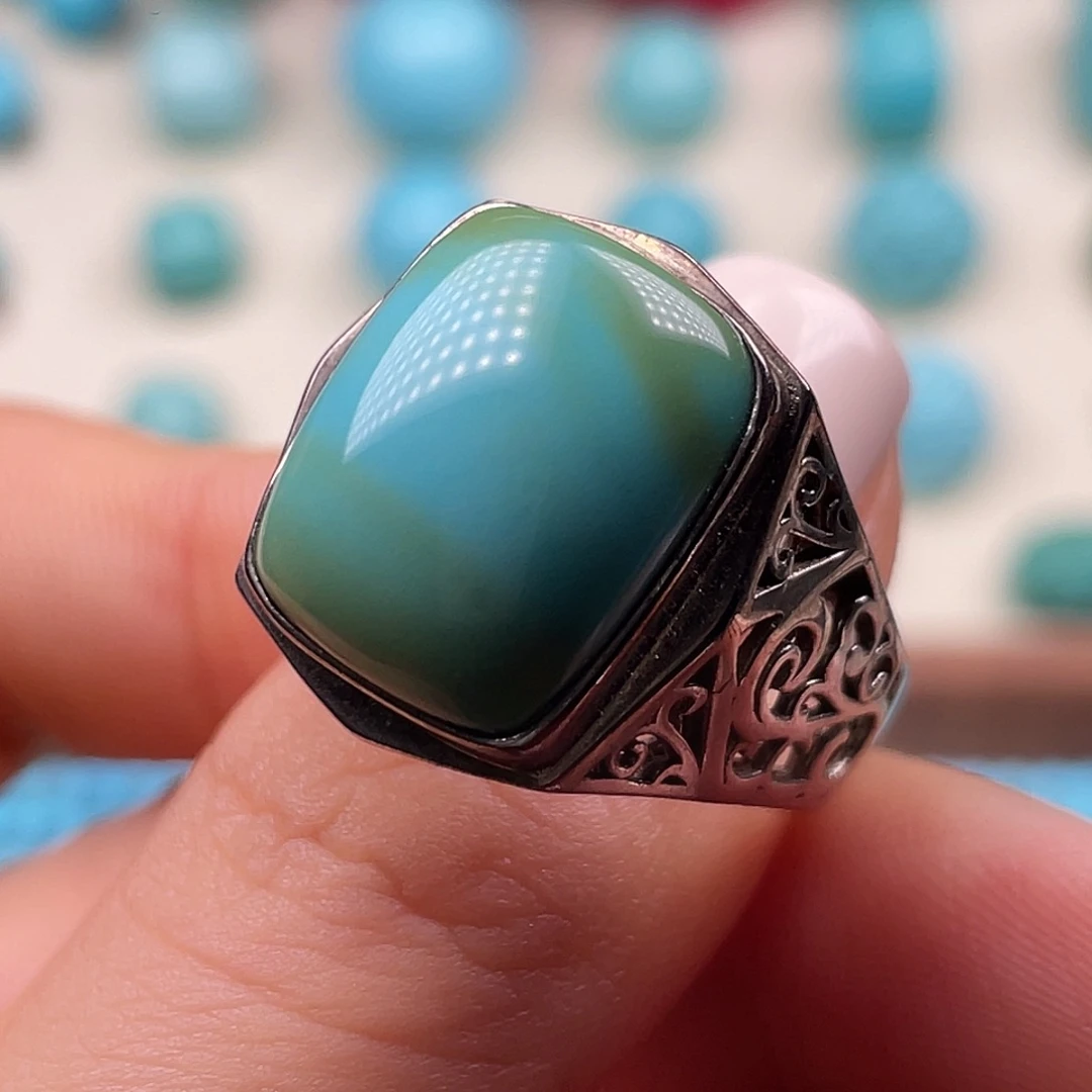 绿松石未镶嵌珠宝半成品