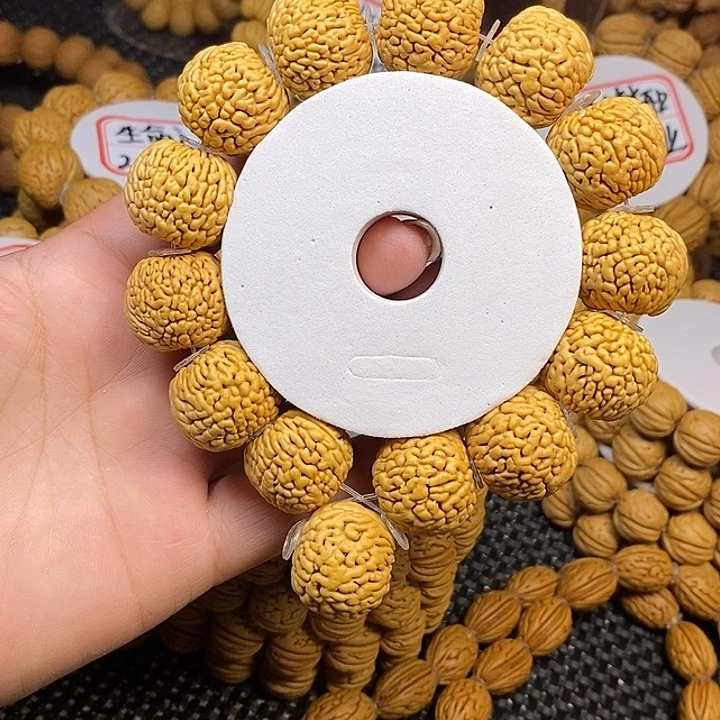 岁***3手串桃核龙鳞王22