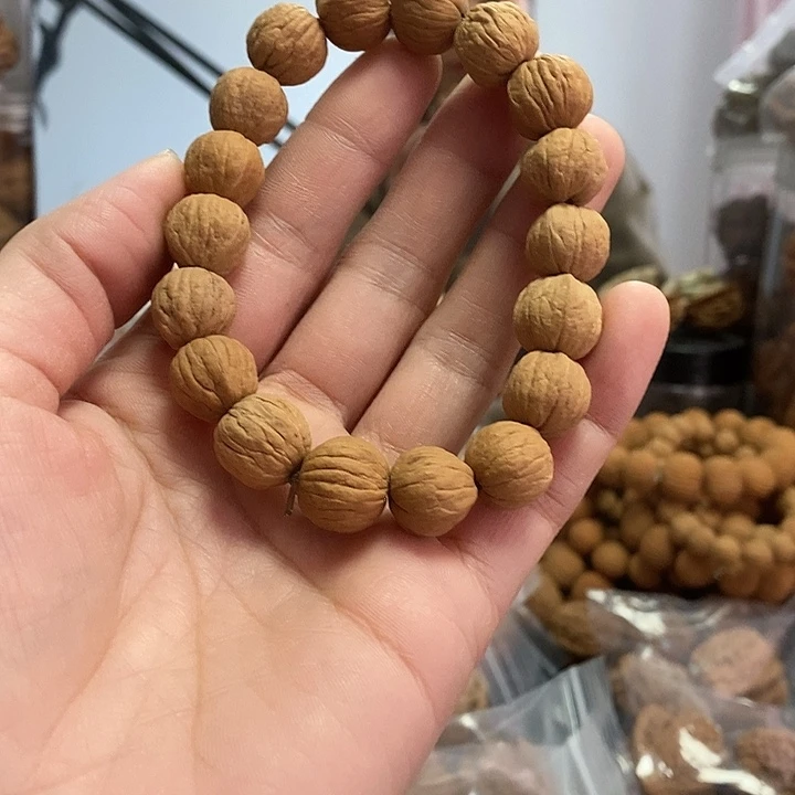 把件文玩核桃猴头铁锤手串