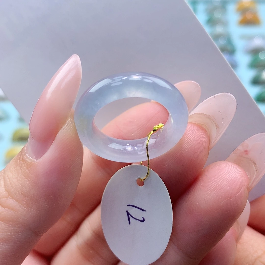 未镶嵌戒指翡翠12圈