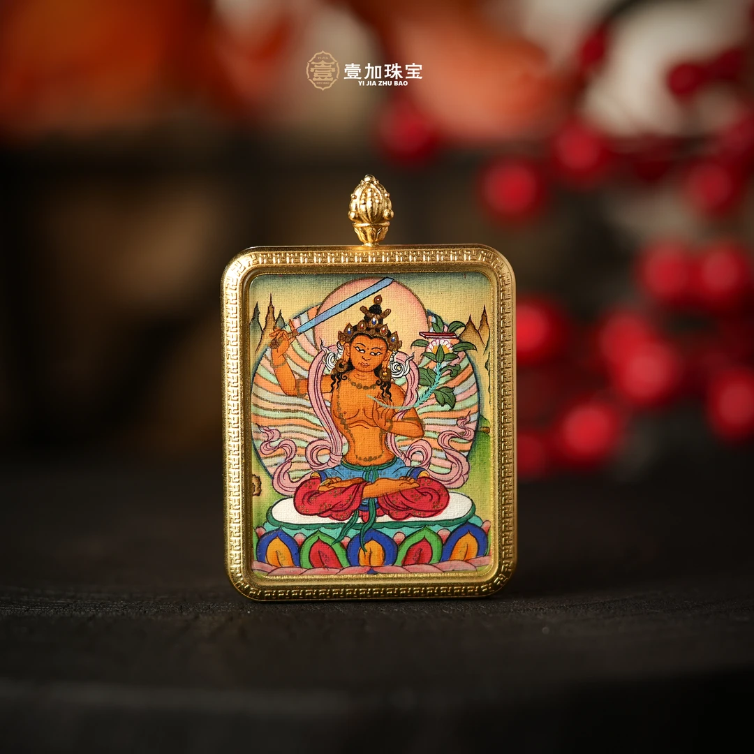 钛钢吊坠 壹加师姐｜手工设计文殊卡卡吊坠多样性发一3009l