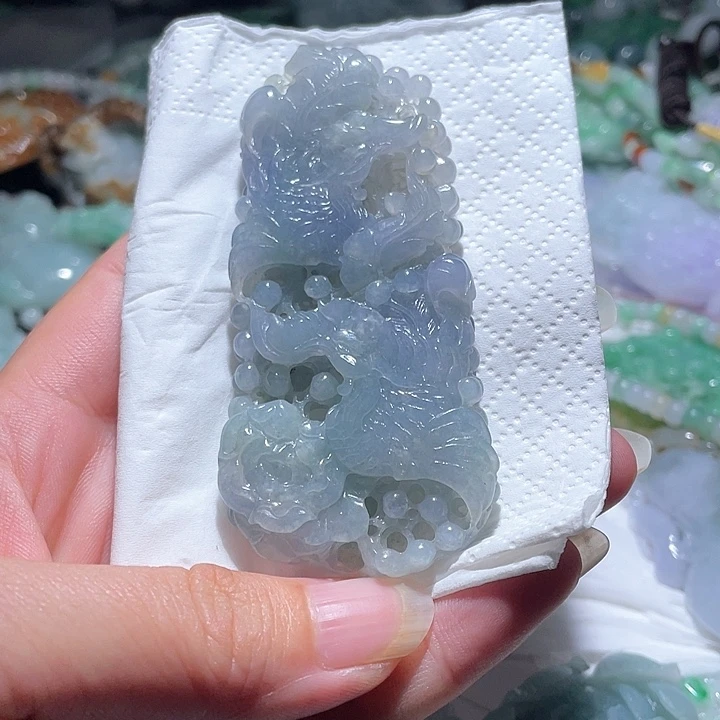 翡翠未镶嵌颈饰天然