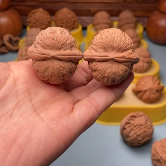 吊坠文玩核桃元宝头货全品 36 35