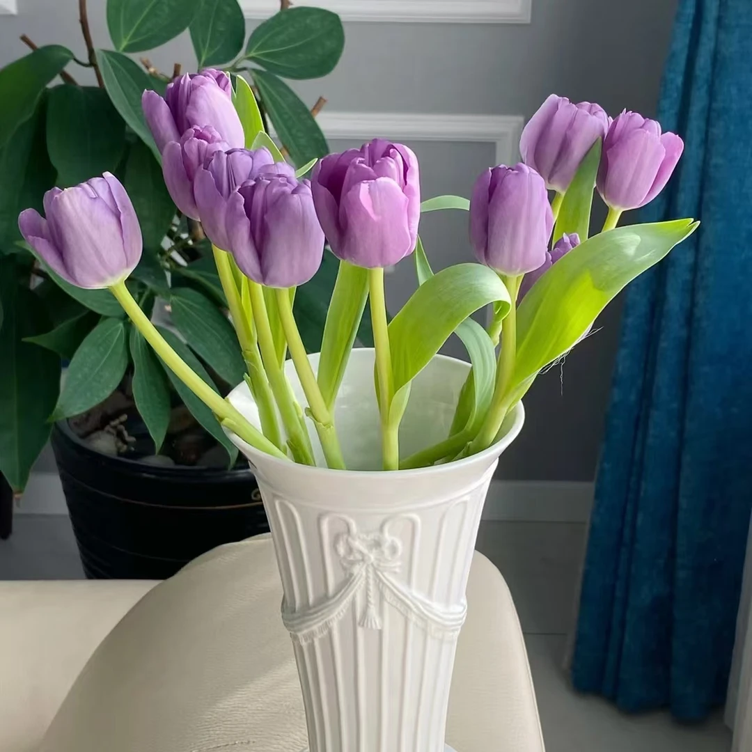 【紫色】郁金香家里办公室鲜切花东北基地顺丰包邮年宵花品质保证