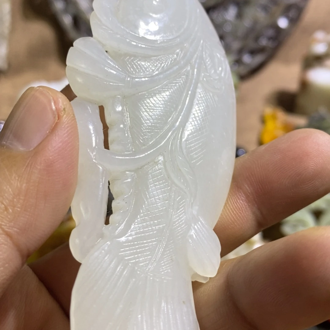 H***C和田玉（糖玉）未镶嵌挂件