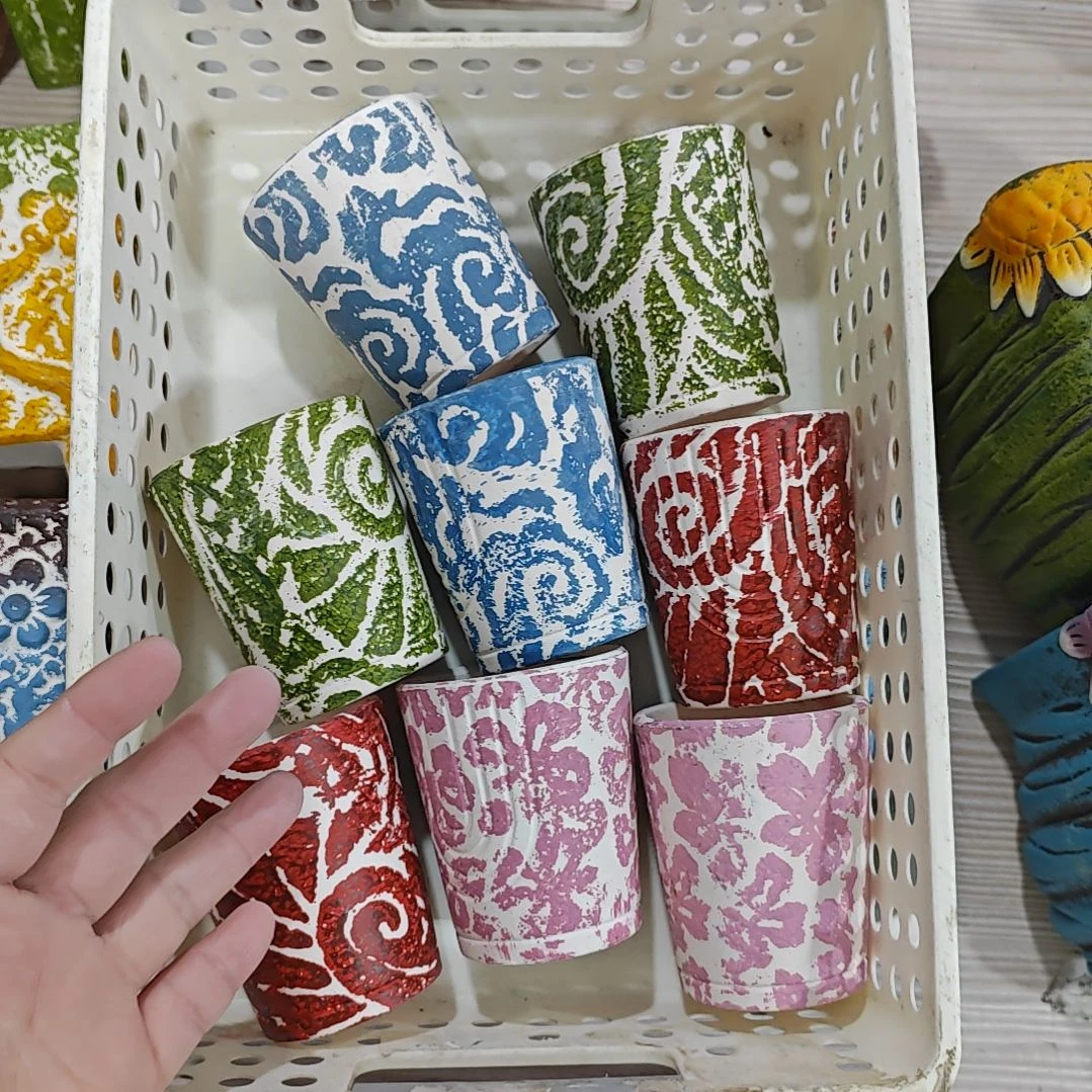 红陶吸水透气的白陶花盆凑满12发货