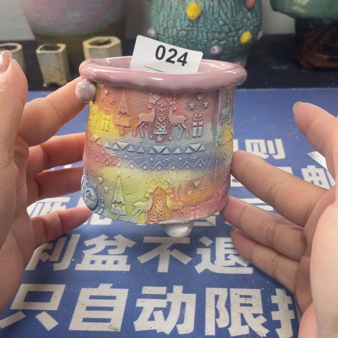 微瑕陶艺多肉花盆24