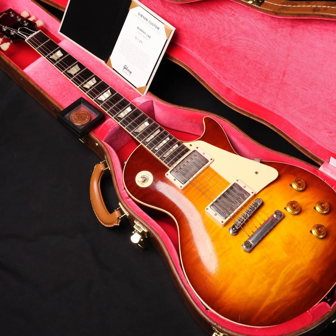 Gibson R9墨菲二档冰茶色电吉他