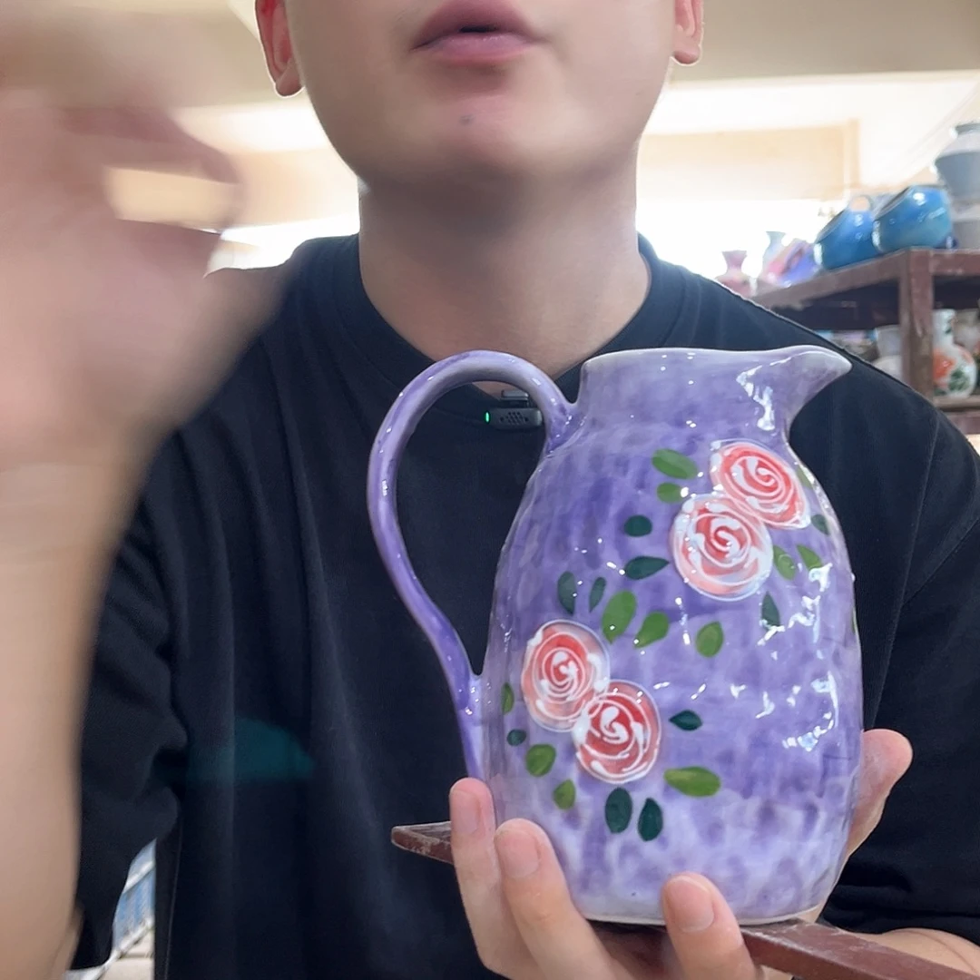 陶瓷手工手绘到手一个25-206