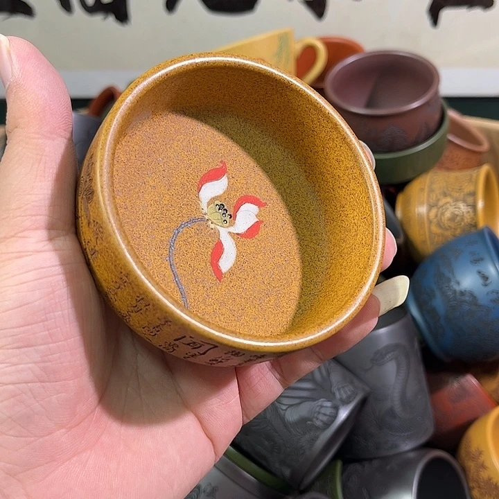 茶杯紫砂全手工紫砂主人杯