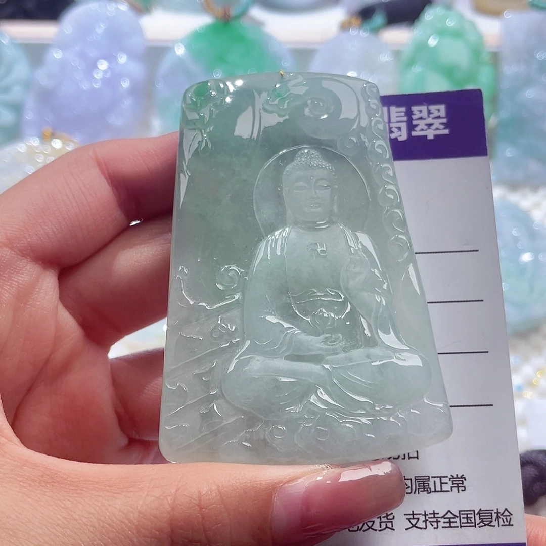 颈饰未镶嵌翡翠阿弥陀佛
