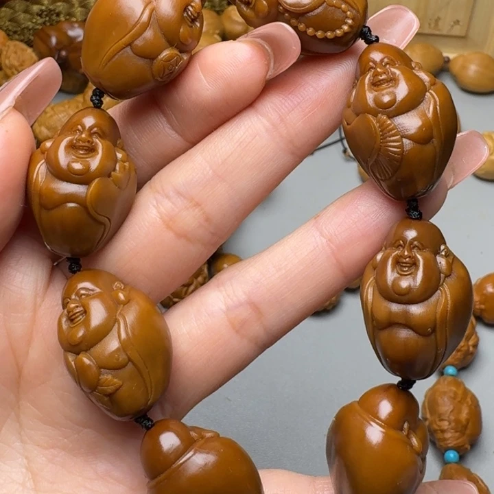 橄榄核手串/手链八大弥勒