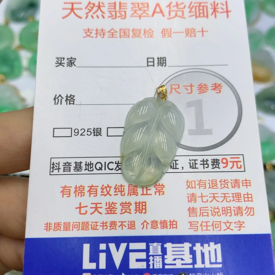 翡翠颈饰未镶嵌翡翠