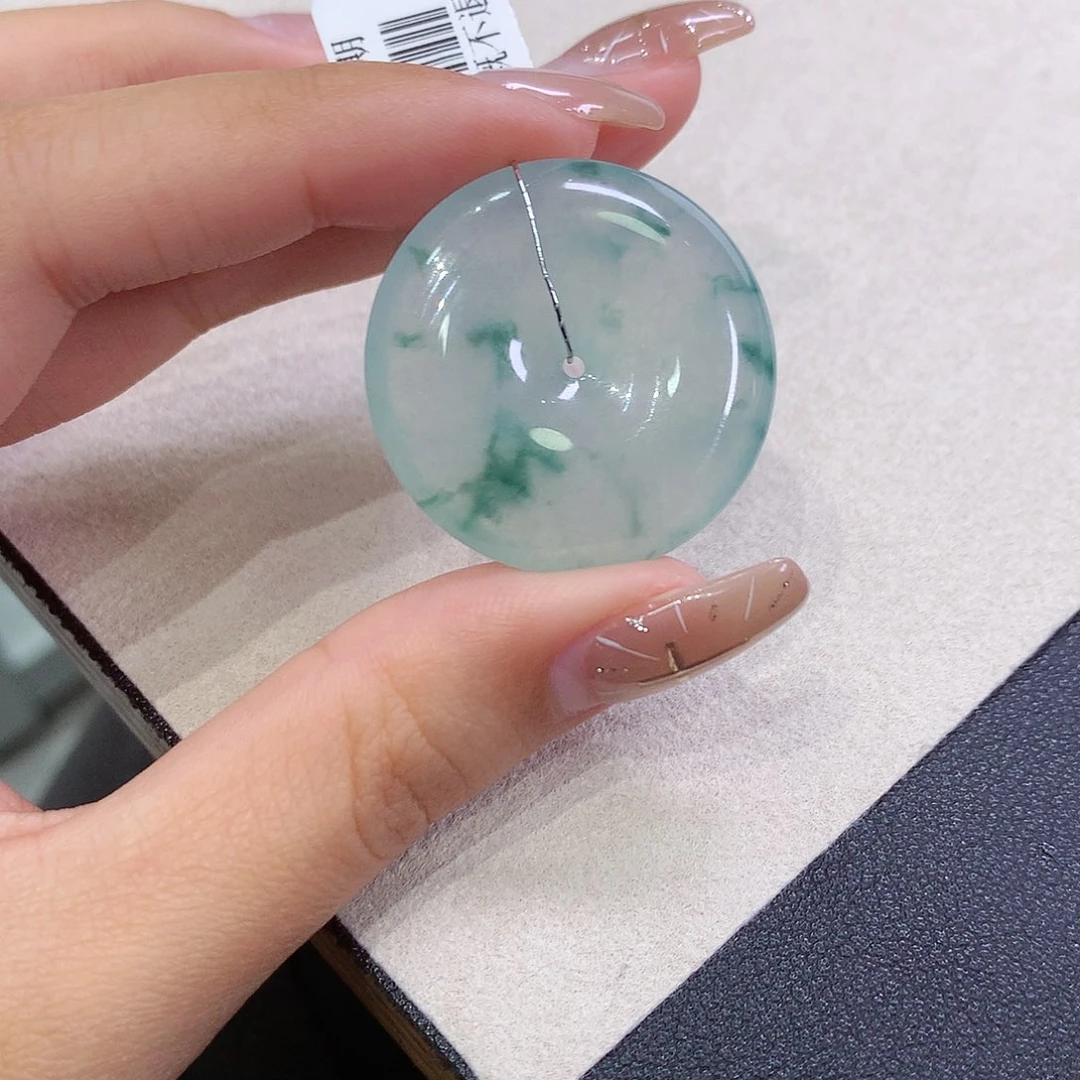 翡翠未镶嵌吊坠(不含链)30-5.8