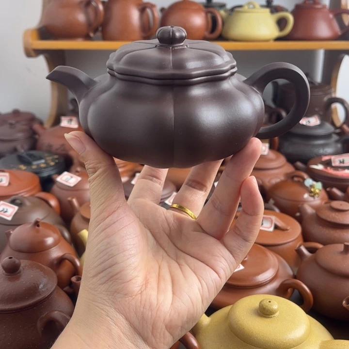 茶壶紫砂280cc底槽清全手微瑕（不能断水）