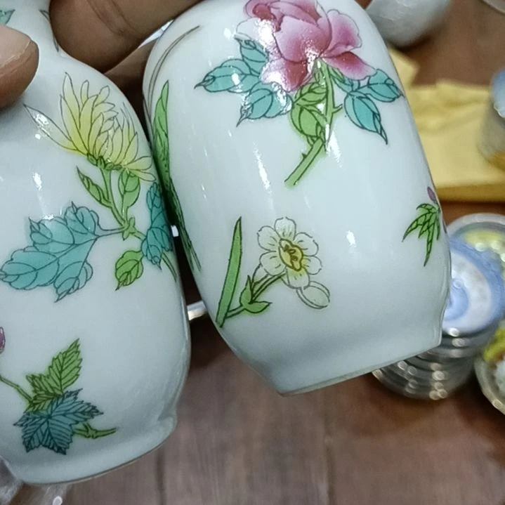 陶瓷景德镇瓶子一对