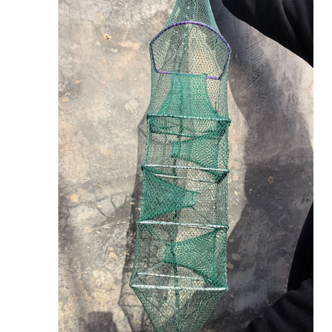 户外捕鱼黄鳝地笼龙虾笼黄鳝地笼有结无结五条鳝鱼精品黄鳝网笼