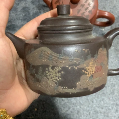 岁***好茶壶紫砂陶瓷摆件工艺品