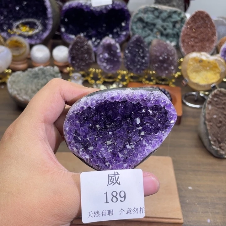 水晶未镶嵌珠宝半成品