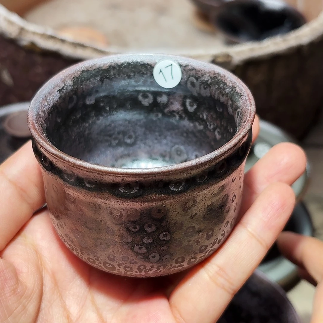 茶盏义兴龙窑建盏17微瑕