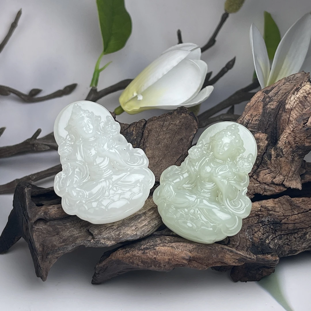 菲菲珠宝好*和田玉吊坠约50*37mm-多样性发一