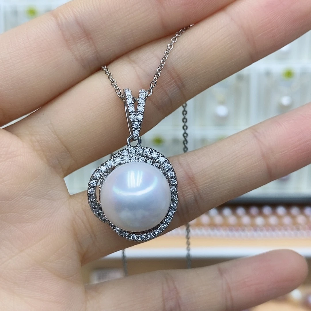 淡水珍珠合金颈饰