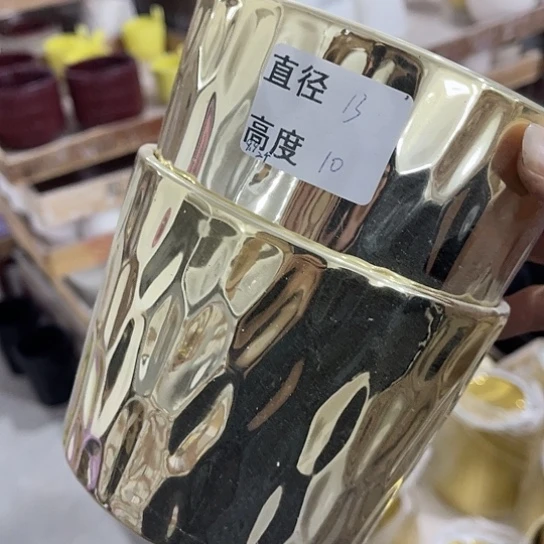 多肉绿植陶瓷花盆，有孔