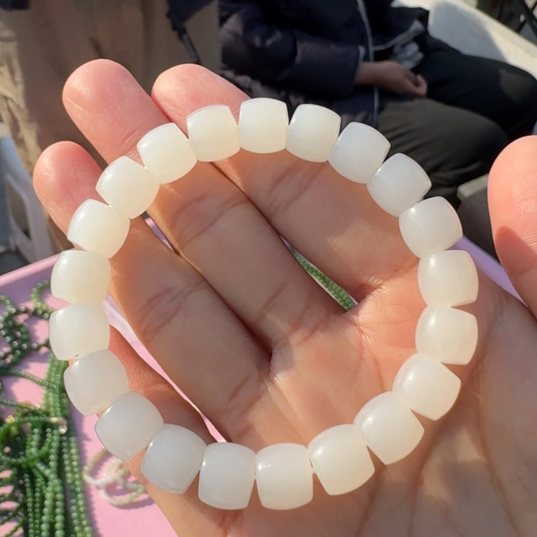 和田玉颈饰未镶嵌新疆白玉多样性拍一发一