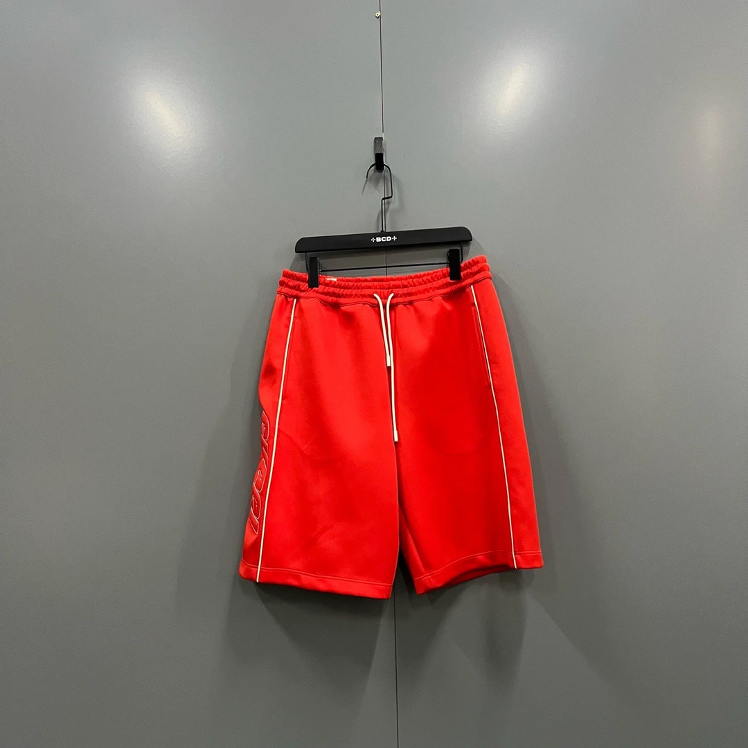 未使用 GUCCI/古驰 ab87 017526 古驰 橙色侧边压纹logo短裤 S码