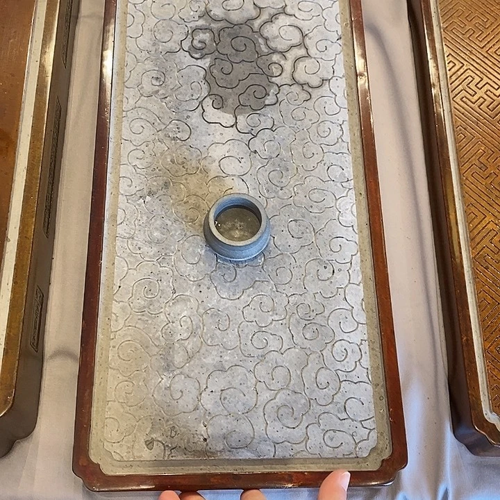 53*24*5.5cm大漆云纹吸水茶盘