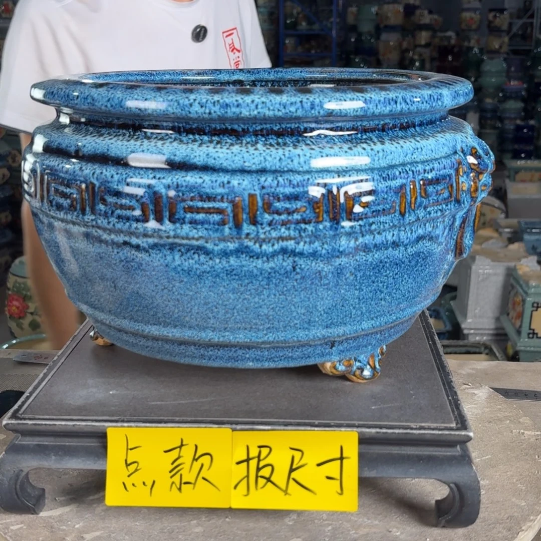 一风堂石湾花盆 内26*18