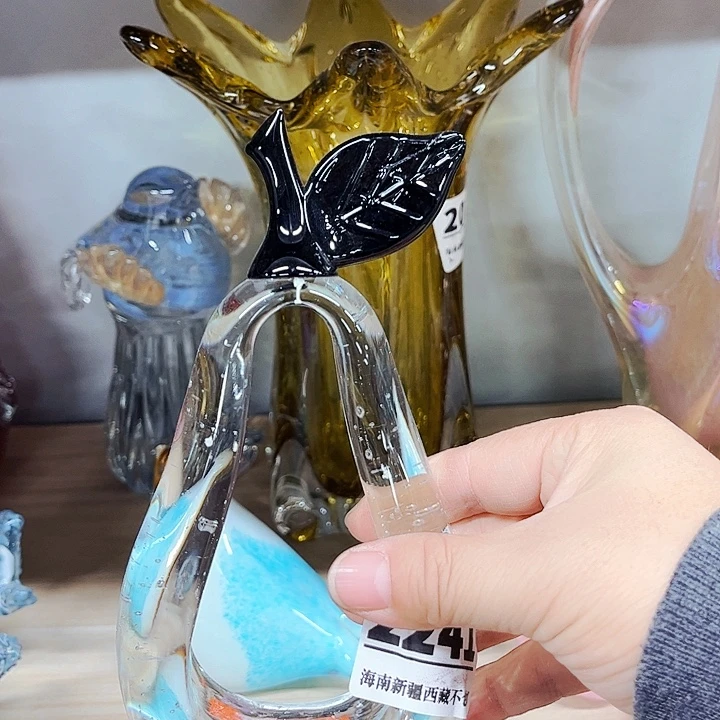 清***浅2241 家悦琉璃花瓶摆件