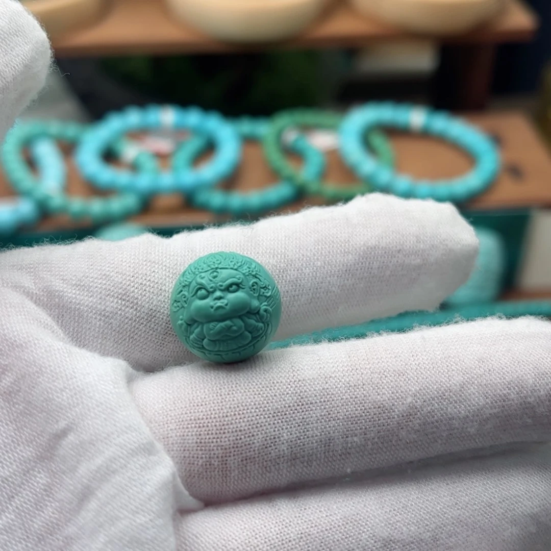 未镶嵌绿松石尺寸15.6mm