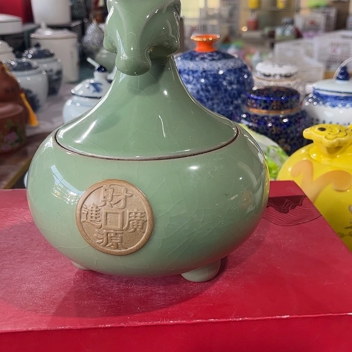 摆件润鹏陶瓷精选高端陶瓷茶叶罐