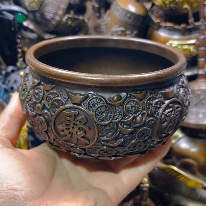 铜器摆件收收藏藏