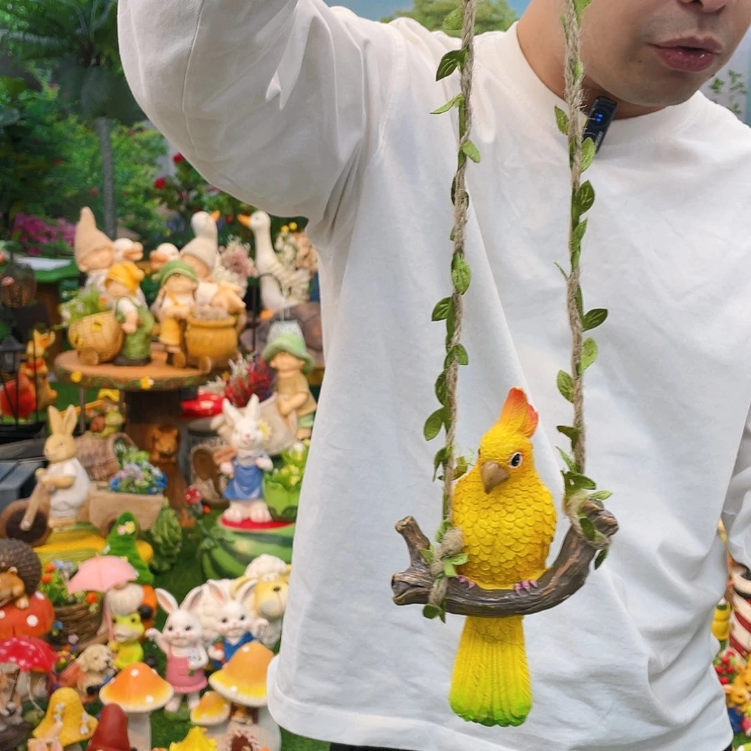 红陶花园庭院摆件