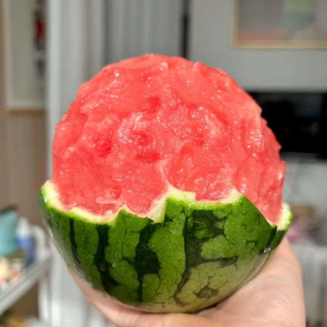 火山小西瓜小糖丸小西瓜糖分爆表冰糖袖珍瓜皮薄肉脆甜如蜜皮薄
