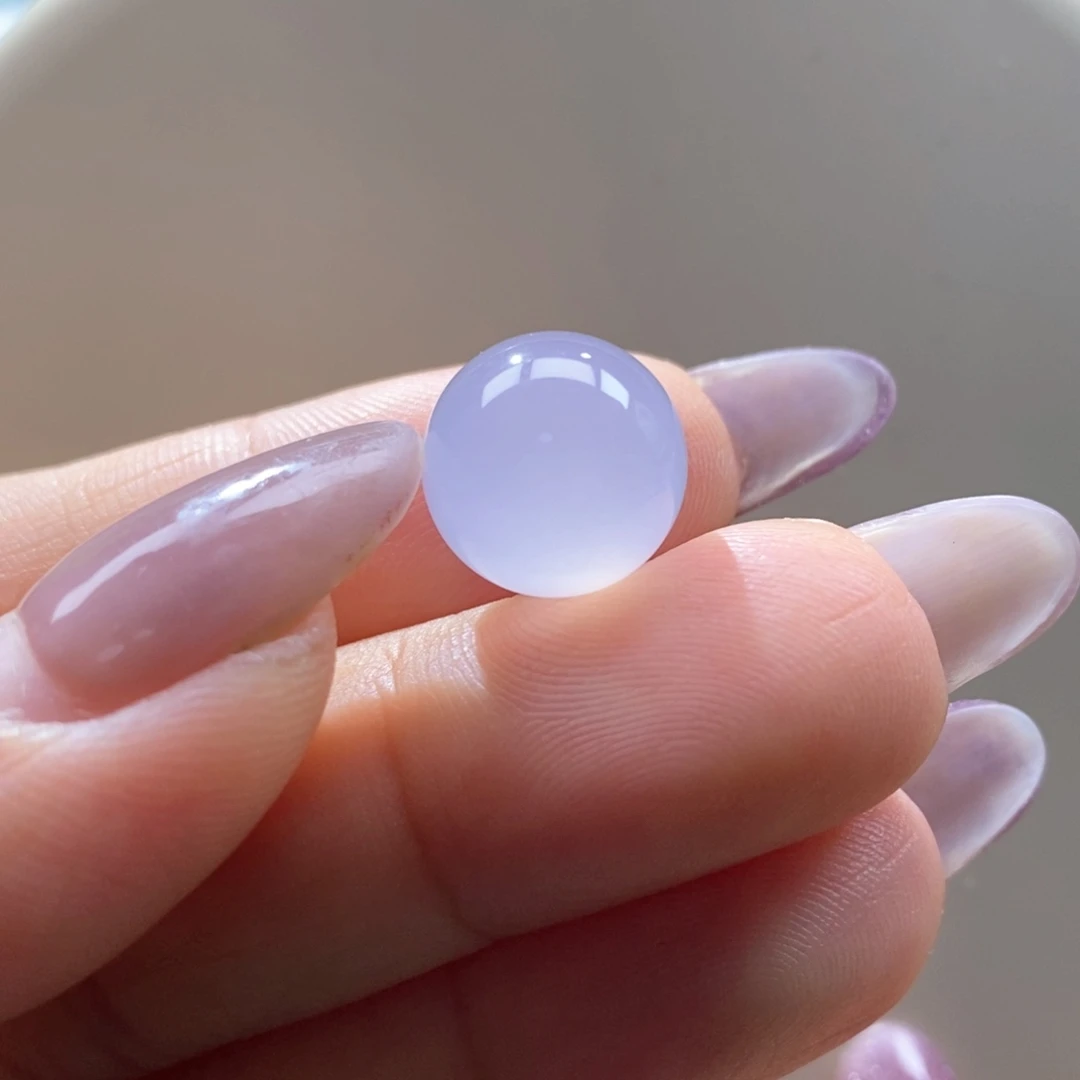 翡翠未镶嵌吊坠(不含链)翡翠冰粉紫珠卡12.6