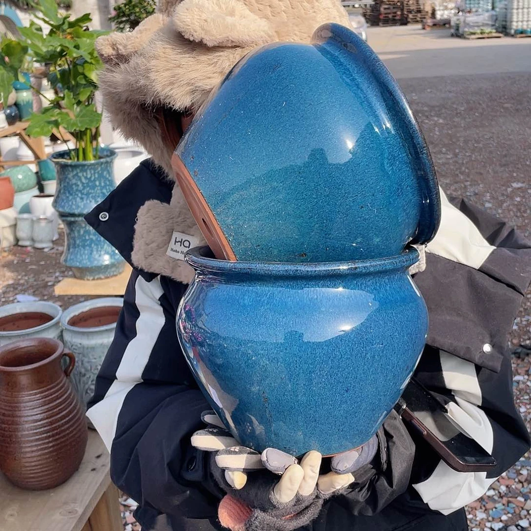 红陶王嫂花盆0205-646