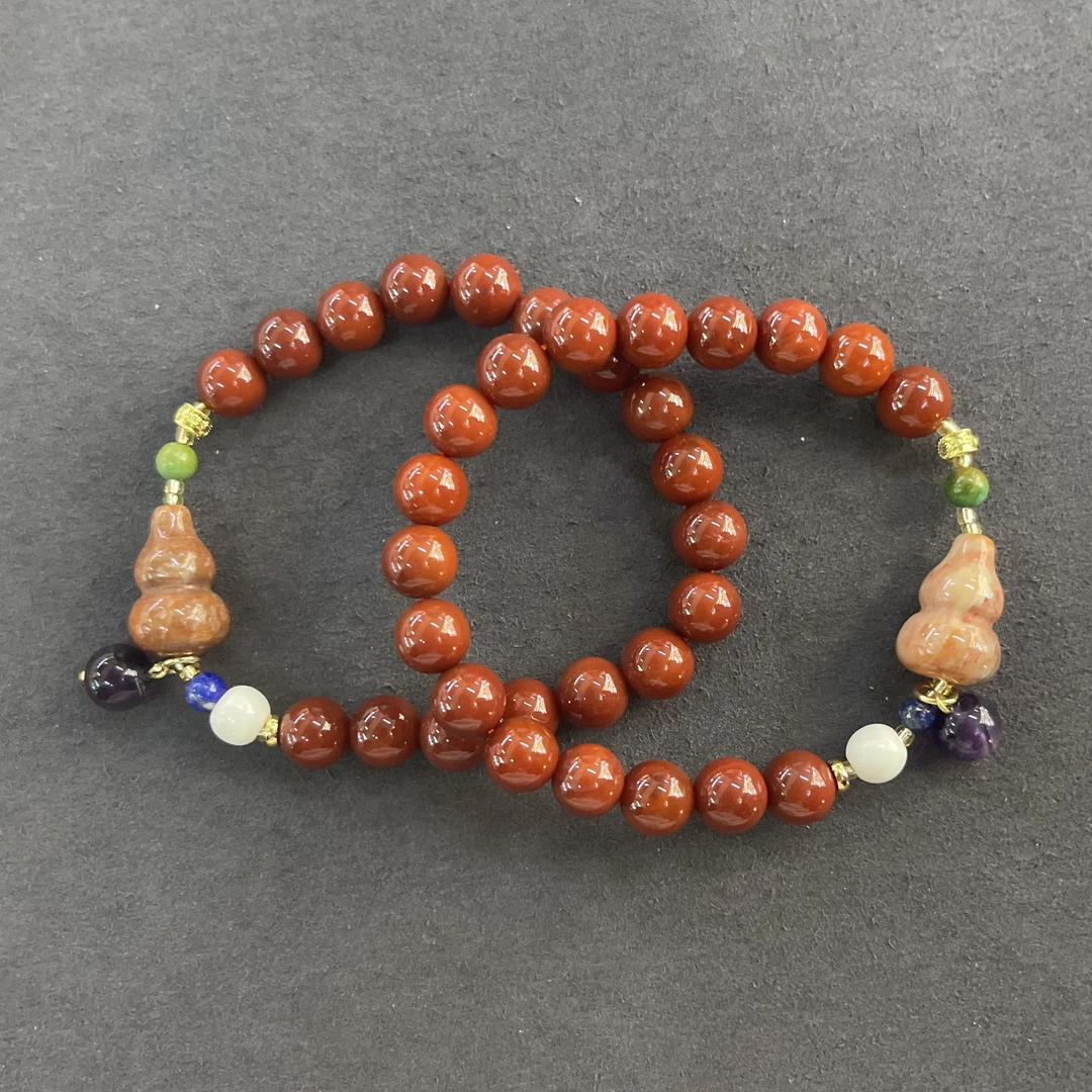 D303-南红葫芦手串5102