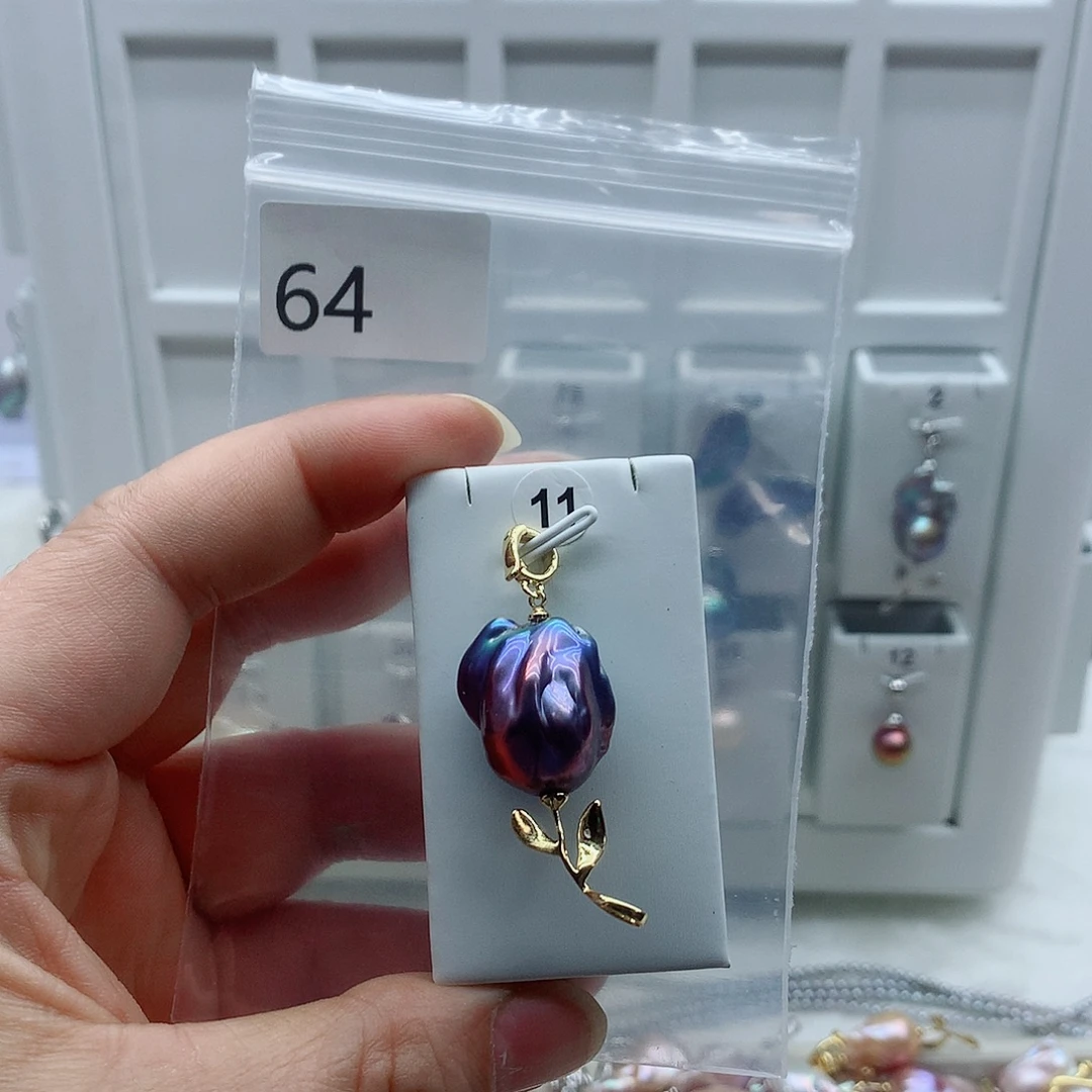 吊坠(不含链)合金淡水珍珠